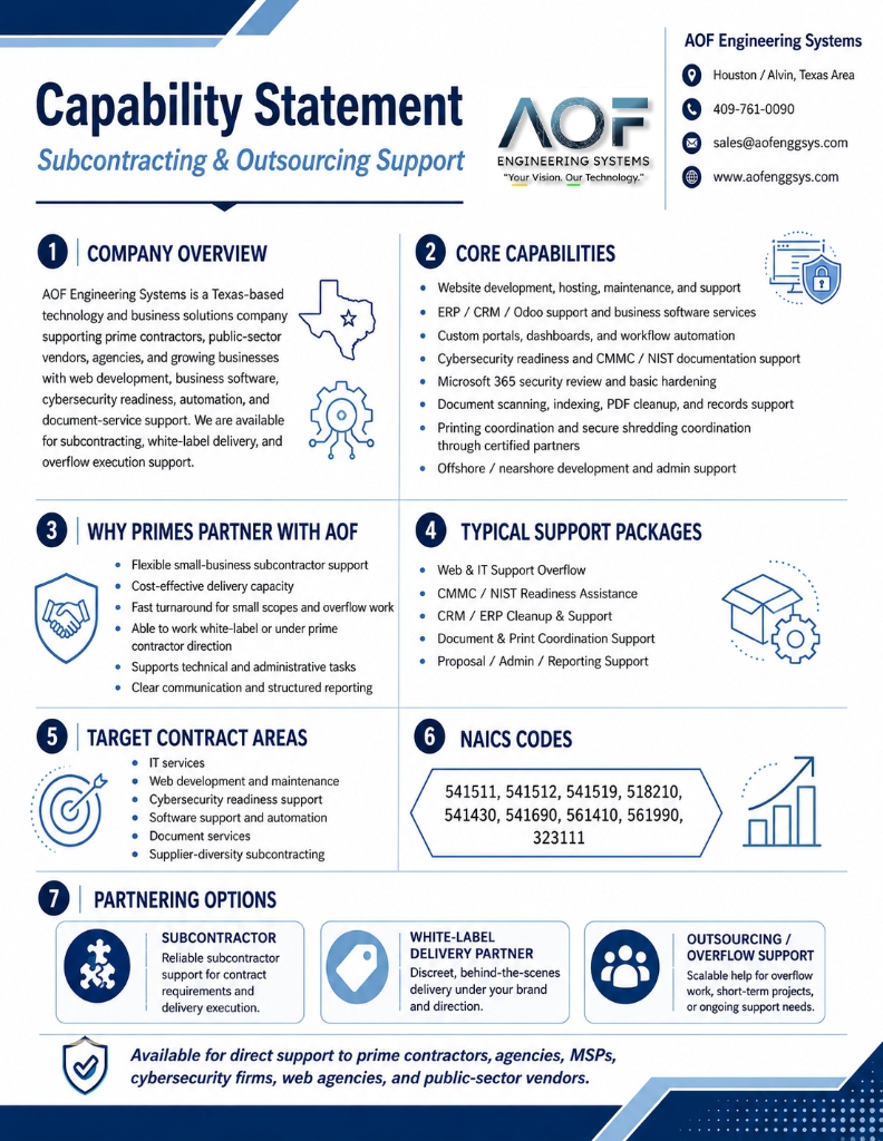 AOF Capability Statement